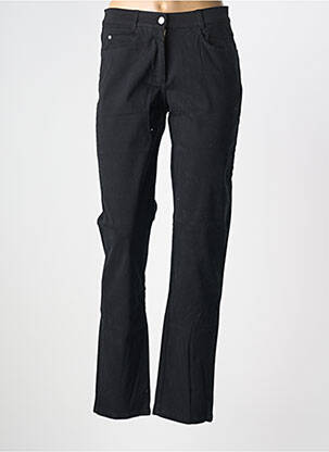 Pantalon slim taille haute taille haute noir GUY DUBOUIS femme
