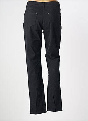 Pantalon slim taille haute taille haute noir GUY DUBOUIS femme