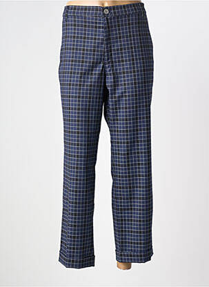 Pantalon 7/8 stretch taille normale bleu WALTRON femme