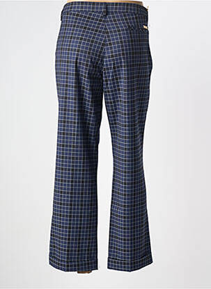 Pantalon 7/8 stretch taille normale bleu WALTRON femme