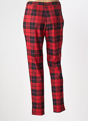 Pantalon slim taille normale taille normale rouge PIER BÉ femme