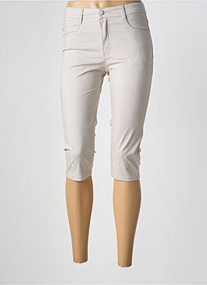 Corsaire stretch taille haute gris YOULINE femme