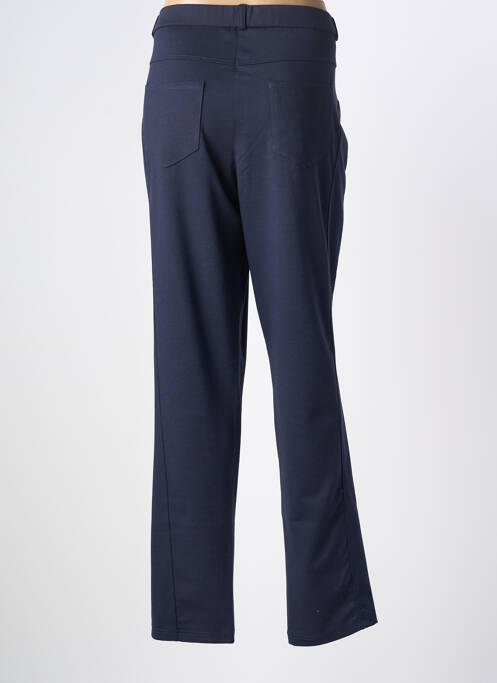Pantalon slim taille élastique taille normale bleu GUY DUBOUIS femme