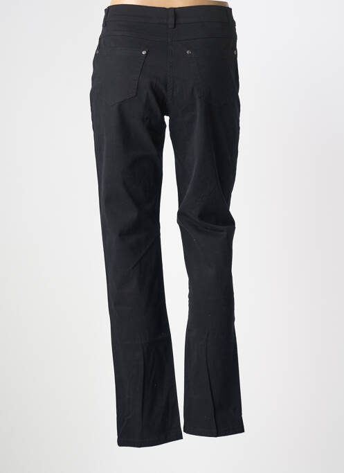 Pantalon slim stretch taille haute noir GUY DUBOUIS femme