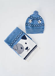 Bonnet bord-côtes bleu MAYORAL garcon