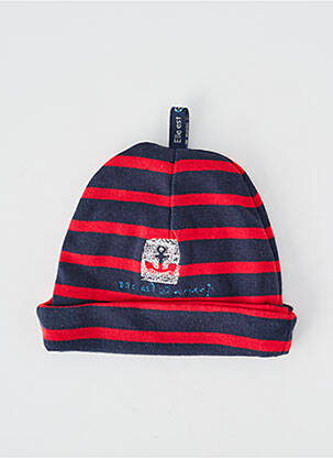 Bonnet rouge ELLE EST OU LA MER garçon