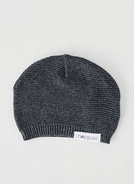Bonnet bord-côtes gris NOPPIES enfant