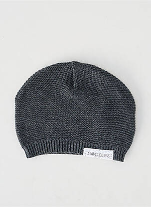 Bonnet bord-côtes gris NOPPIES enfant