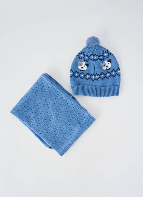 Bonnet bord-côtes bleu MAYORAL garcon