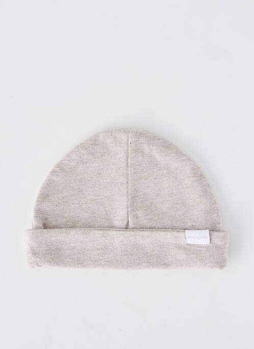 Bonnet maille fine beige NOPPIES enfant