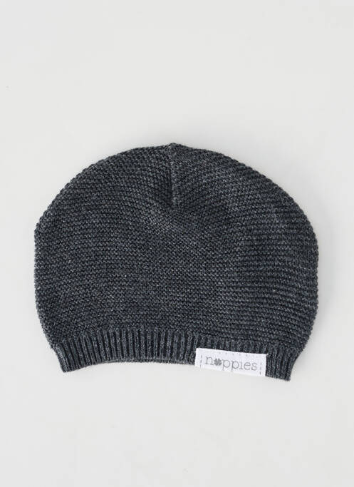 Bonnet bord-côtes gris NOPPIES enfant