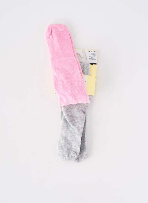Collants rose CALZITALY fille