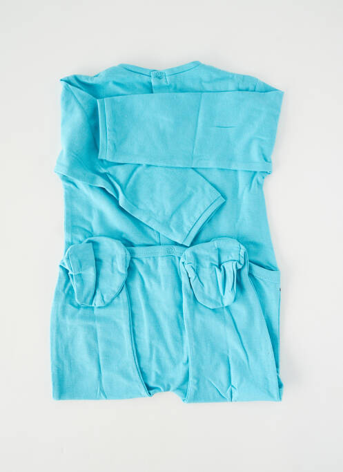 Pyjama fermeture pressionnée bleu BABY BOL garcon