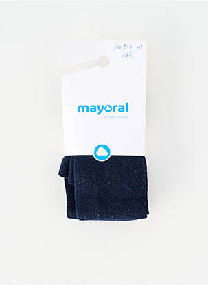 Collants stretch bleu MAYORAL fille