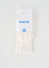 Collants stretch beige MAYORAL fille