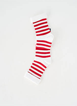 Chaussettes stretch rouge ELLE EST OU LA MER enfant