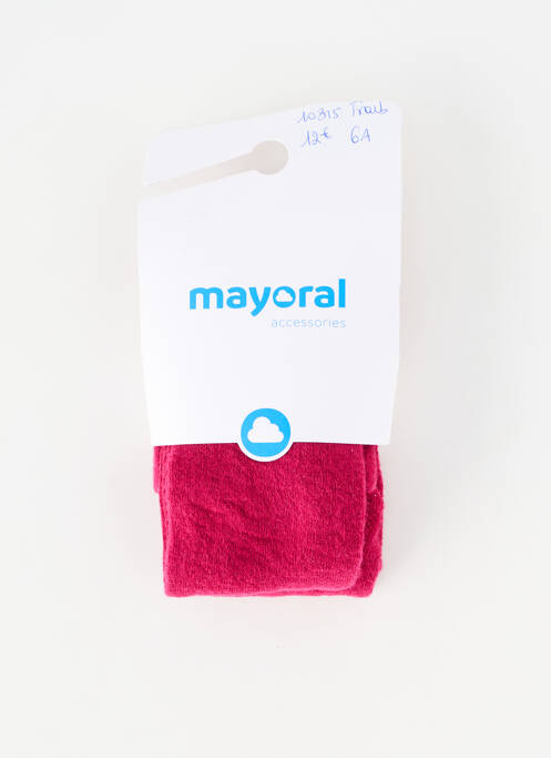 Collants stretch rose MAYORAL fille