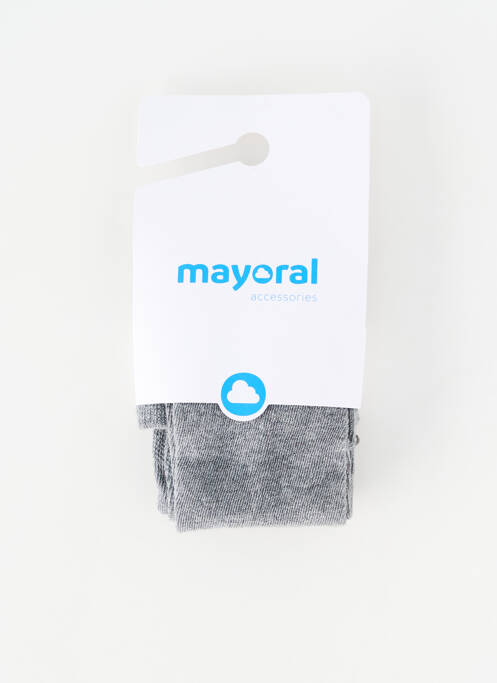 Collants stretch gris MAYORAL fille