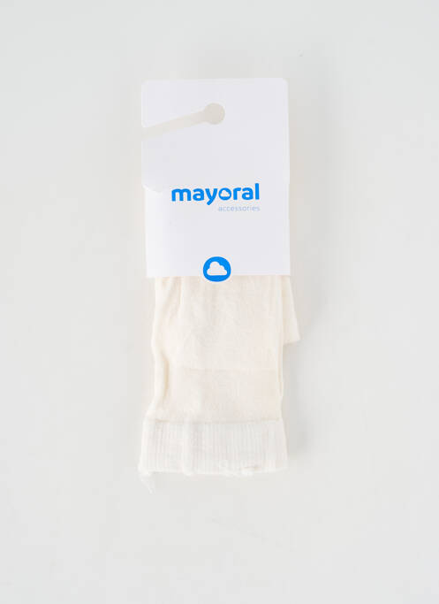Collants stretch beige MAYORAL fille