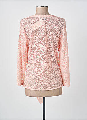 Top coupe cintrée manches longues rose GREGORY PAT femme