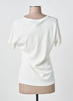 T-shirt coupe droite manches courtes beige GUY DUBOUIS femme