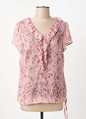 Top manches courtes manches courtes rose MERI & ESCA femme