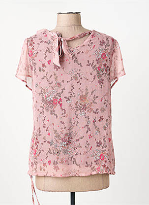 Top manches courtes manches courtes rose MERI & ESCA femme