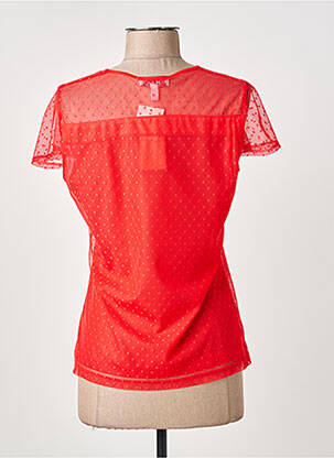 Top manches courtes manches courtes rouge MERI & ESCA femme