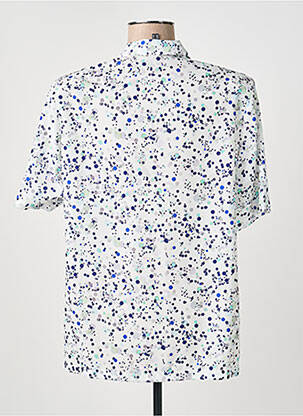 Chemisier coupe cintrée manches courtes beige GUY DUBOUIS femme