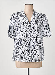 Chemisier manches courtes manches courtes blanc GUY DUBOUIS femme