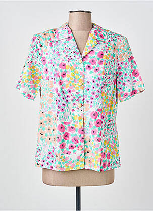 Chemisier manches courtes manches courtes rose GUY DUBOUIS femme