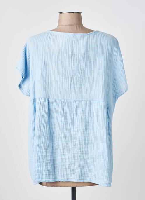 Top bleu COULEURS DU TEMPS femme