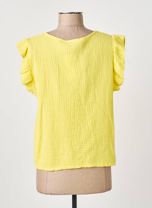 Top jaune COULEURS DU TEMPS femme