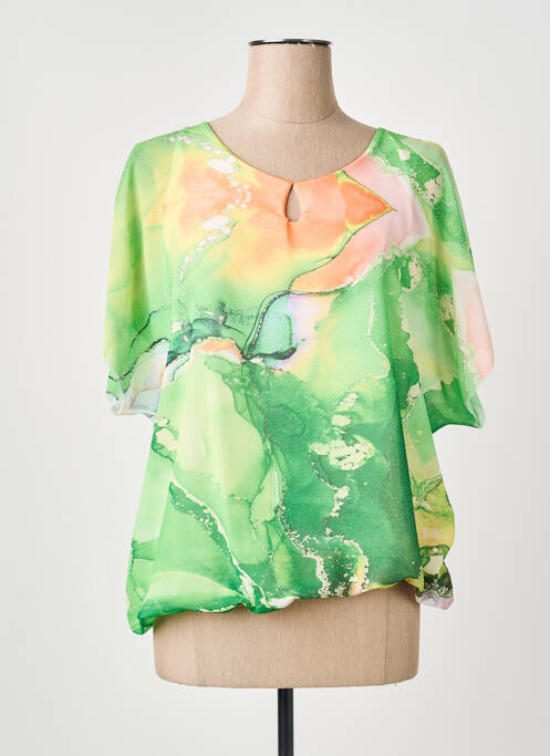 Top vert COULEURS DU TEMPS femme