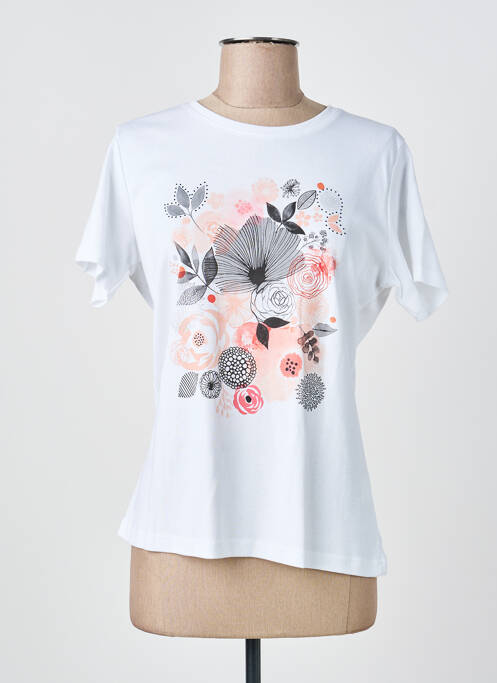 T-shirt blanc GUY DUBOUIS femme