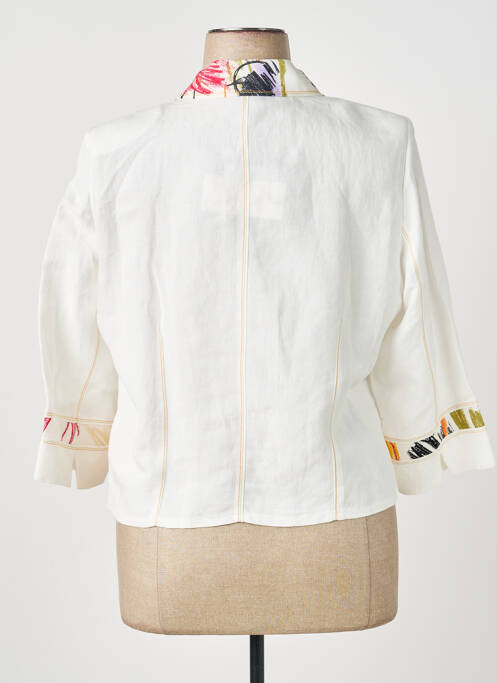 Veste casual blanc GUY DUBOUIS femme