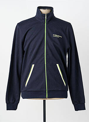 Veste casual resserrée sur le bas bleu MONTE CARLO homme