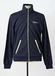 Veste casual resserrée sur le bas bleu MONTE CARLO homme