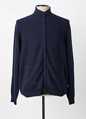 Gilet manches longues manches longues bleu FYNCH-HATTON homme