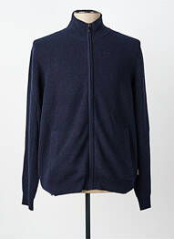 Gilet manches longues manches longues bleu FYNCH-HATTON homme