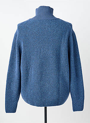Pull stretch manches longues bleu PIERRE CARDIN homme