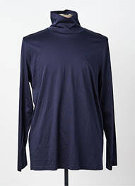 Sous-pull stretch manches longues bleu FYNCH-HATTON homme