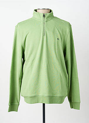Sweat-shirt stretch manches longues vert FYNCH-HATTON homme