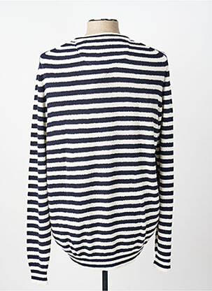 Pull maille souple et aérée manches longues noir FYNCH-HATTON homme
