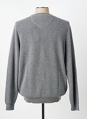 Pull stretch manches longues gris FYNCH-HATTON homme