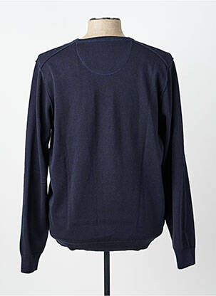 Pull stretch manches longues bleu FYNCH-HATTON homme