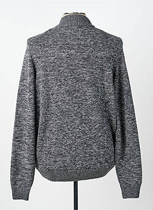 Pull maille souple et aérée manches longues gris FYNCH-HATTON homme
