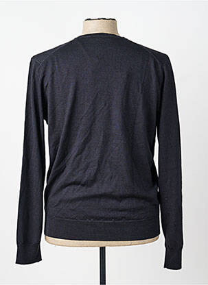 Pull col v manches longues gris MONTE CARLO homme