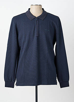 Polo bleu PIERRE CARDIN homme