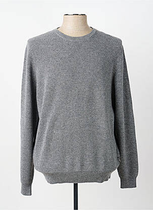 Pull stretch manches longues gris FYNCH-HATTON homme
